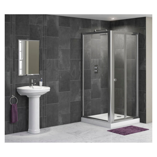 SP Aber bi-fold shower door 800 x 1850mm