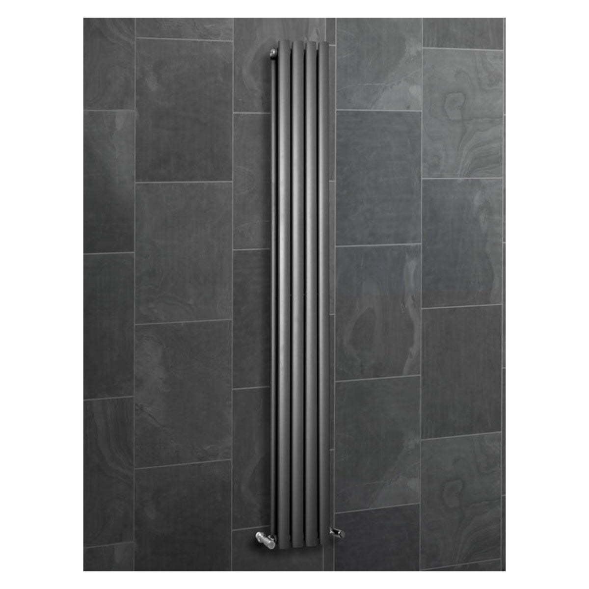 SP Ashford anthracite designer radiator 1800 x 240mm