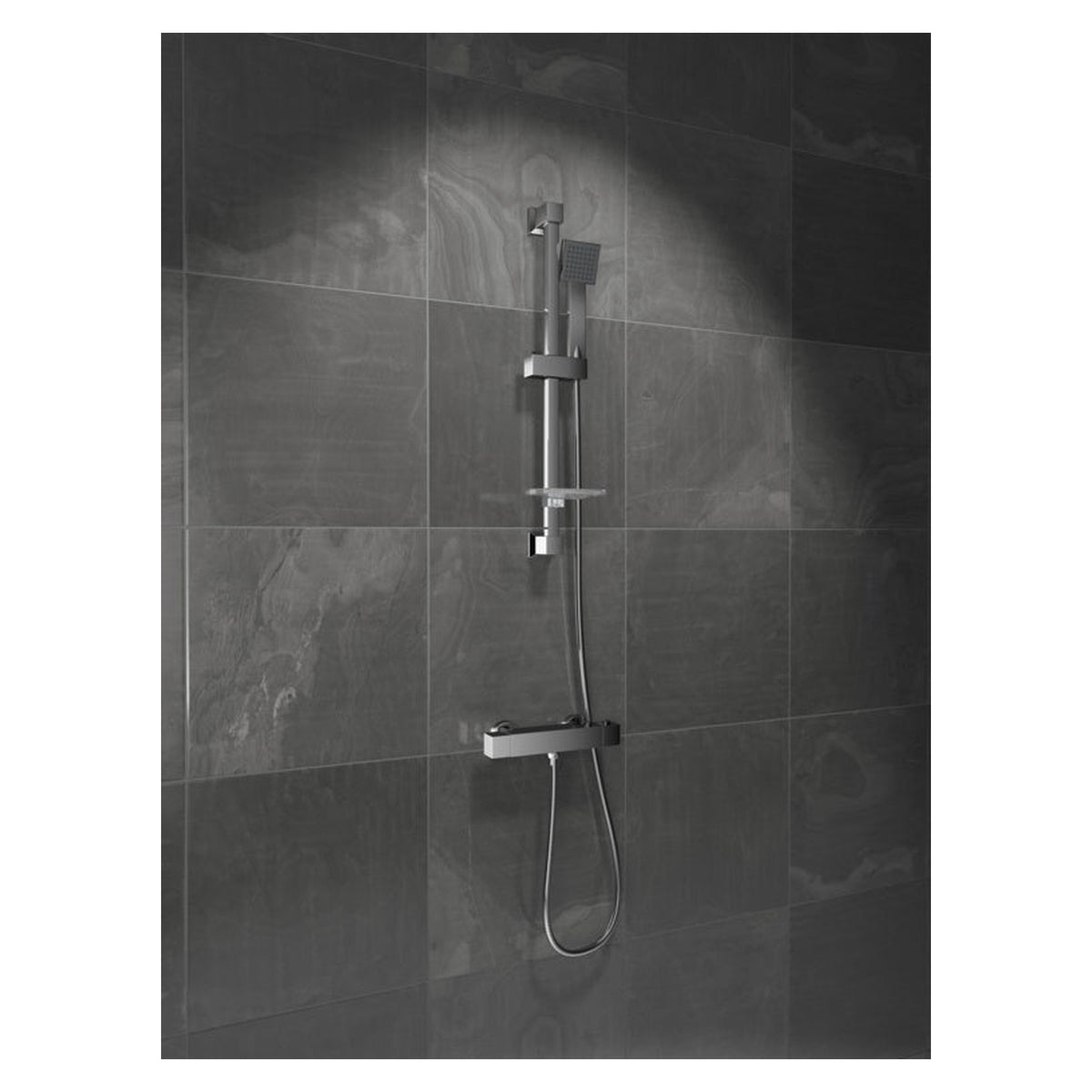 SP Askern thermostatic bar mixer shower with slide rail