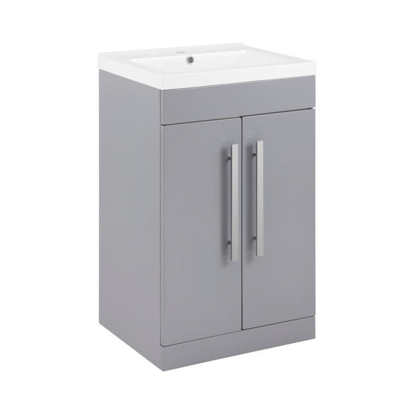 SP Avalon 500mm grey 2 door basin unit