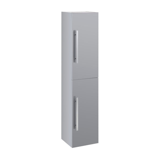 SP Avalon grey wall hung tall storage unit 300mm