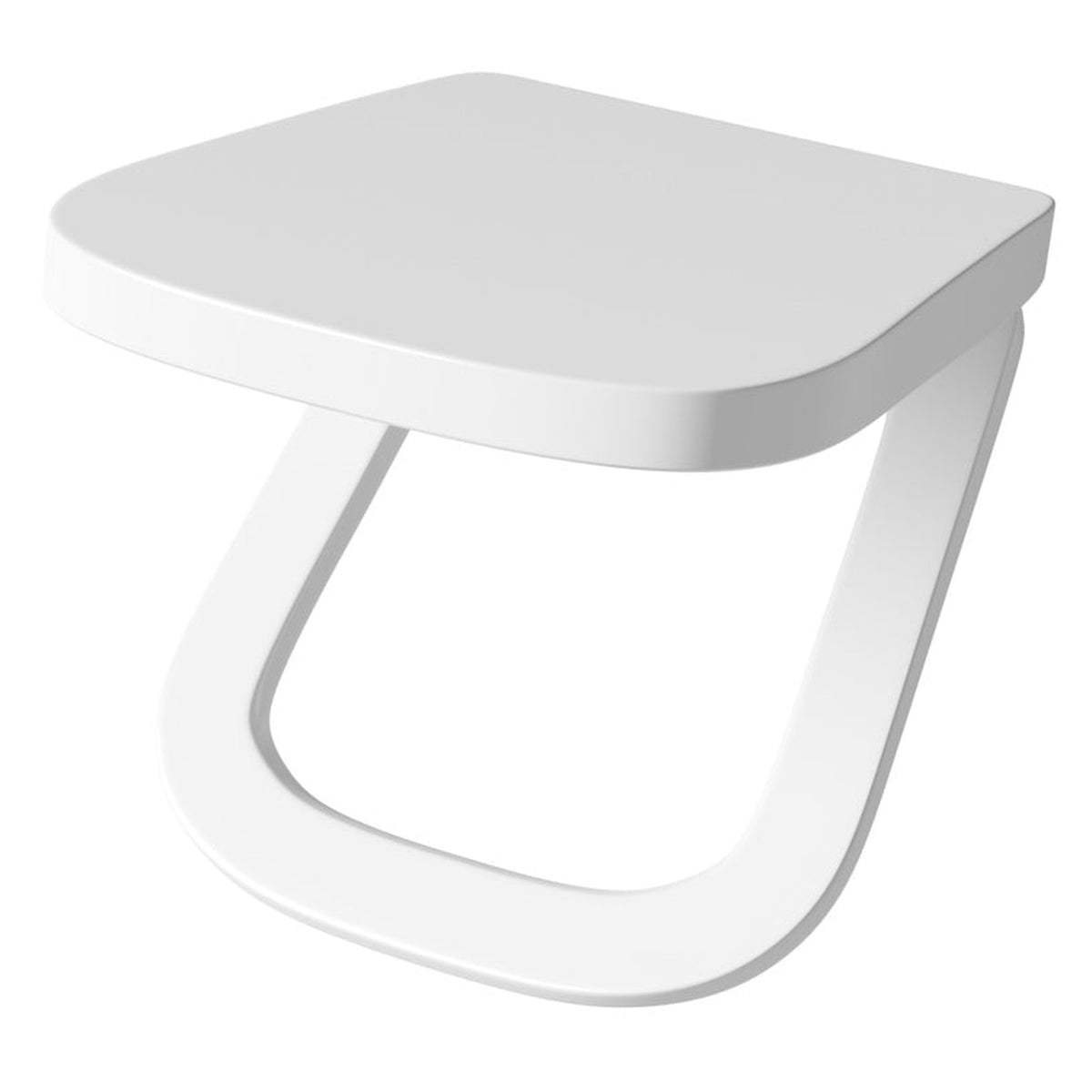 SP Eco Edge white soft-close toilet seat, view 2