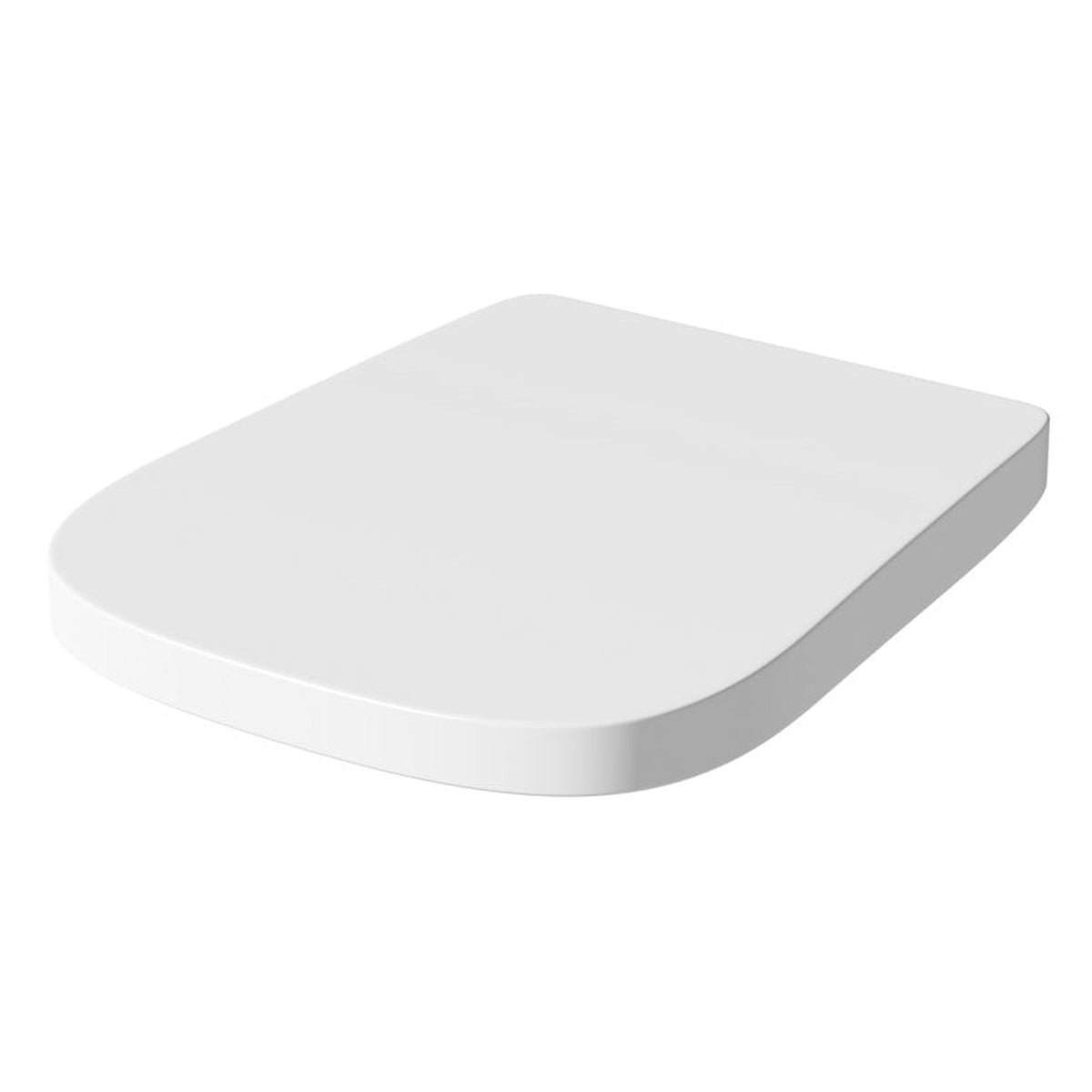 SP Eco Edge white soft-close toilet seat, view 3