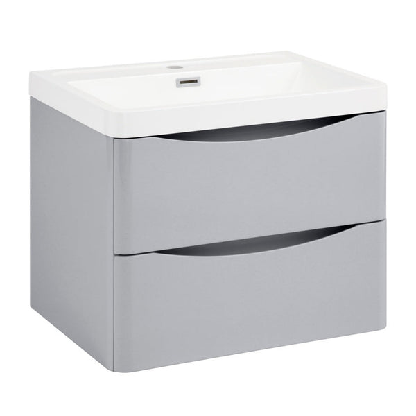 SP Ocata grey 600mm wall hung vanity unit