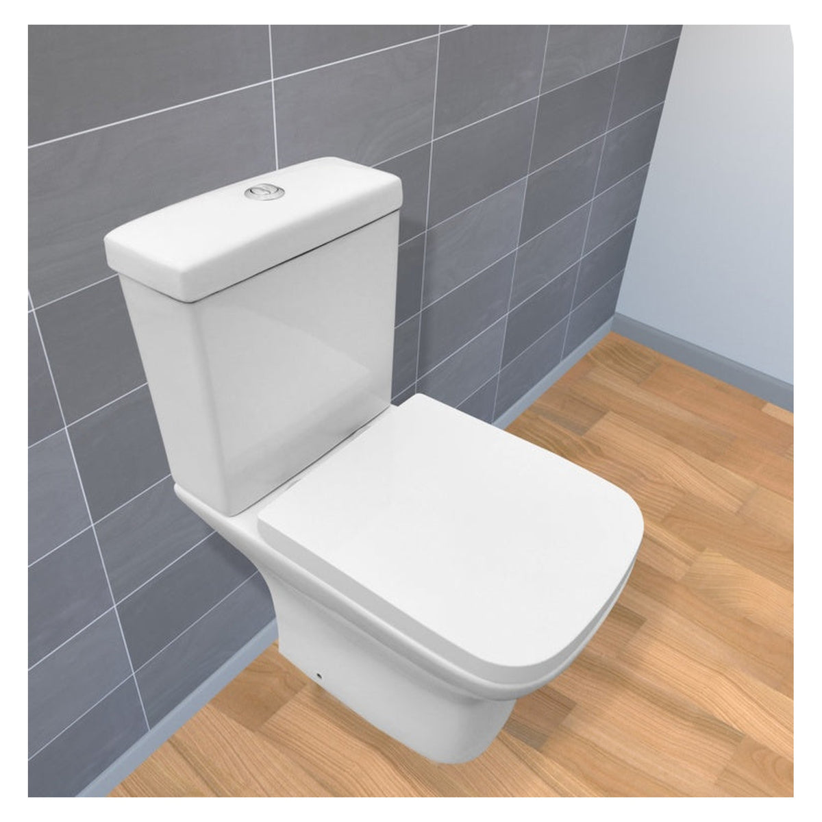 SP Pure rimless one box toilet with seat