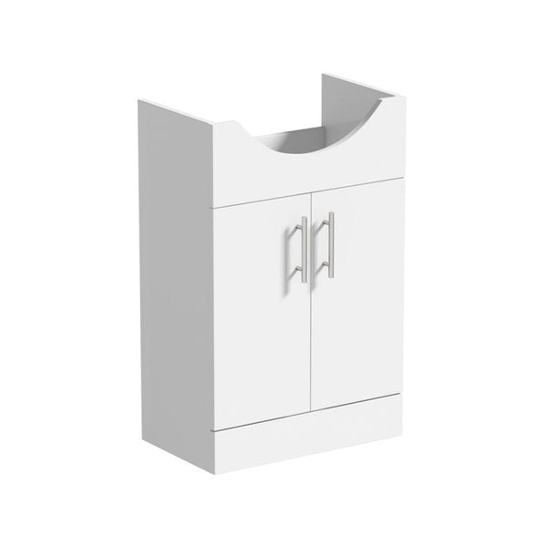 SP Rydal freestanding white vanity unit 475mm