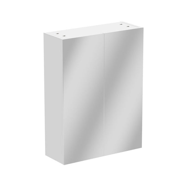 SP Rydal white double door bathroom mirror wall unit 500mm