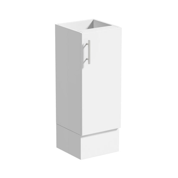 SP Rydal white single door bathroom unit 300mm