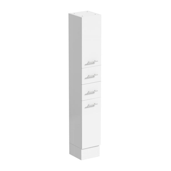 SP Rydal modular white tall storage unit