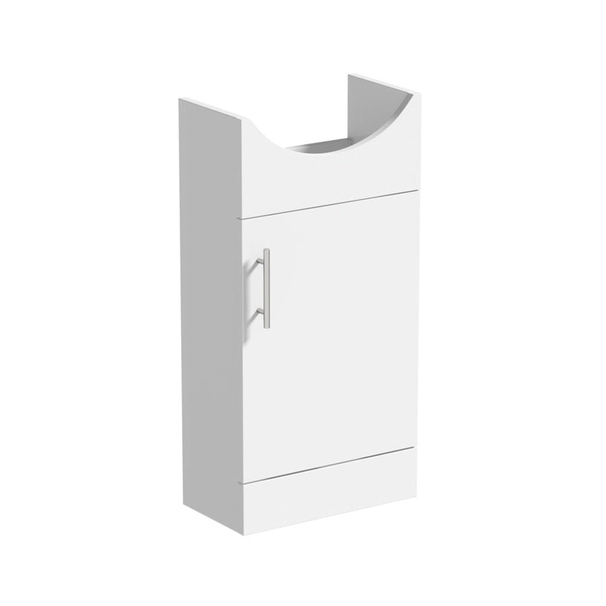 SP Rydal white 400mm single door bathroom unit, view 2