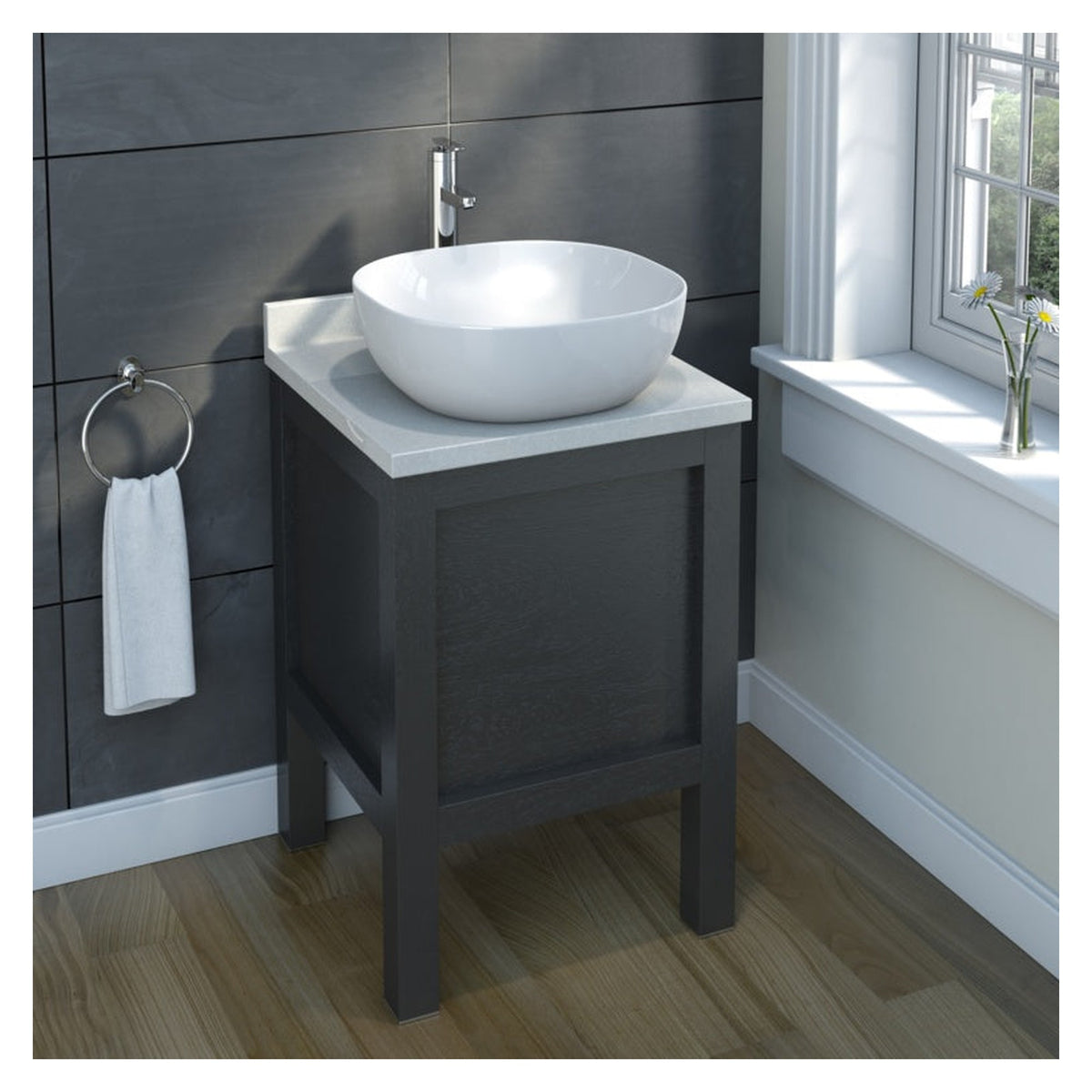SP square counter top basin