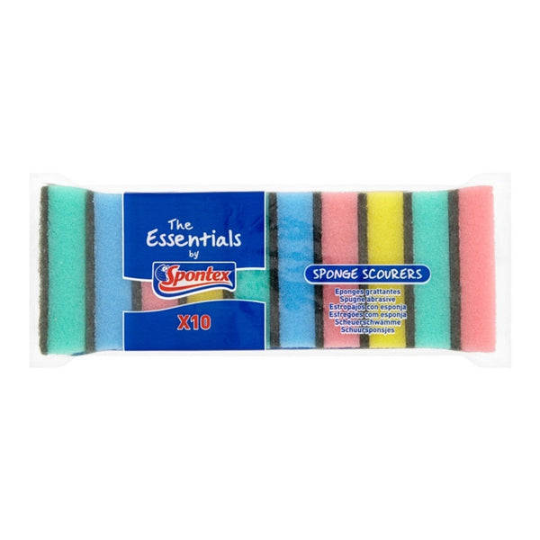 Spontex sponge scourers 10 pack