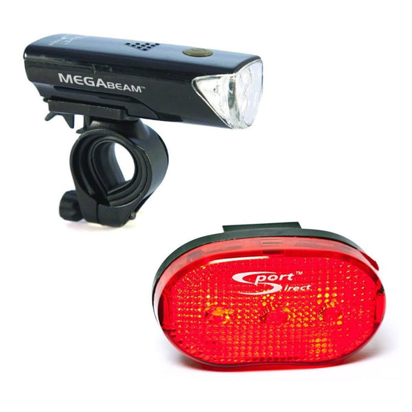 Sport Direct LED front and rear bicycle light set