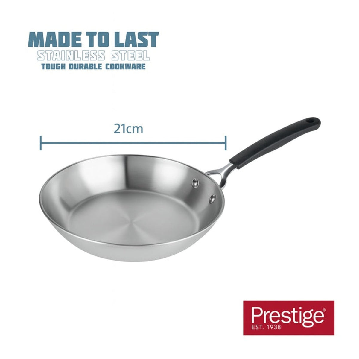 Stainless Steel Fry Pan - 21cm, view 2