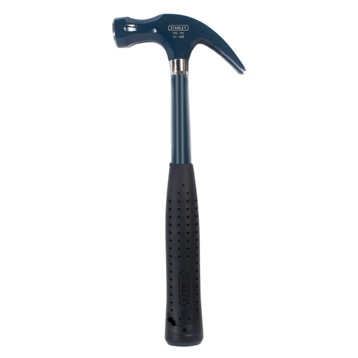 Stanley Blue Strike 16oz tube claw hammer, view 2