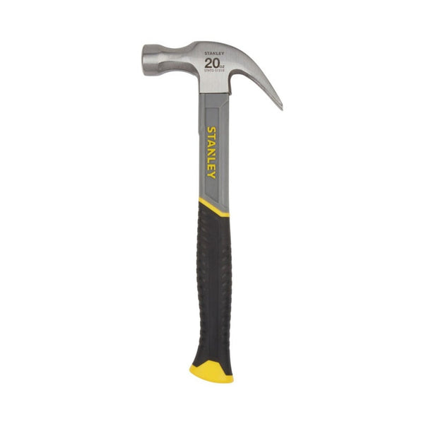Stanley 20oz fibreglass claw hammer