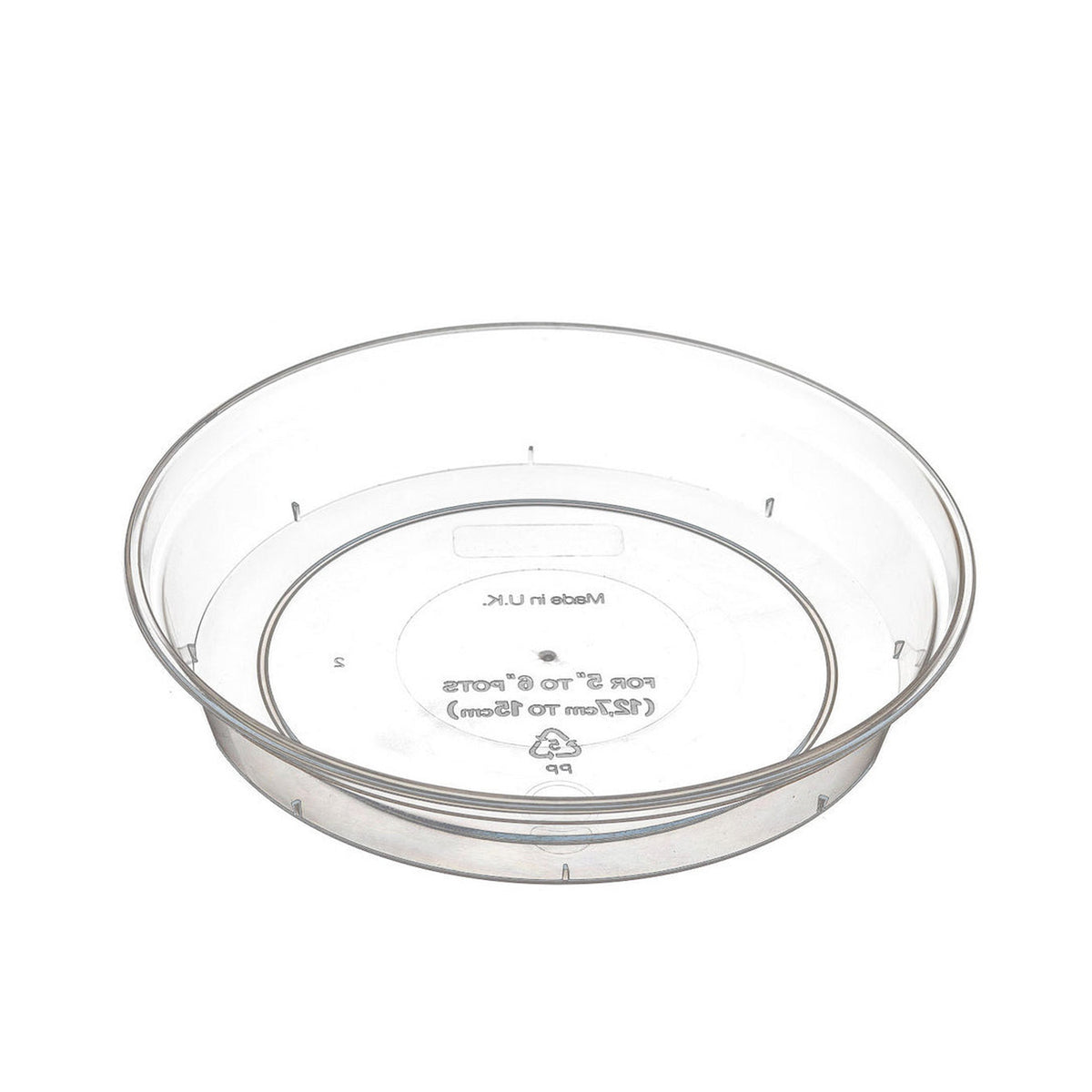 Stewart saucer for clear plant pots, 11-18cm