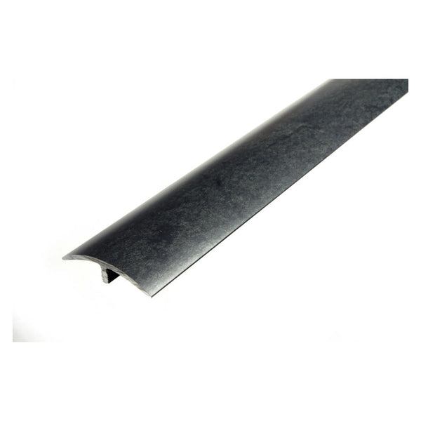 Stikatak 38mm laminate floor threshold in Black Slate
