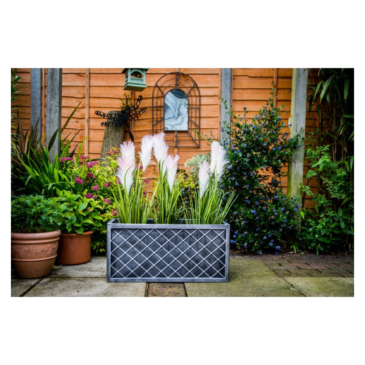 Strata Lazio trough planter, 70cm