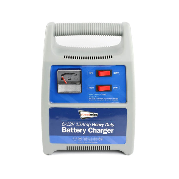 Streetwize 6/12V 12 amp battery charger