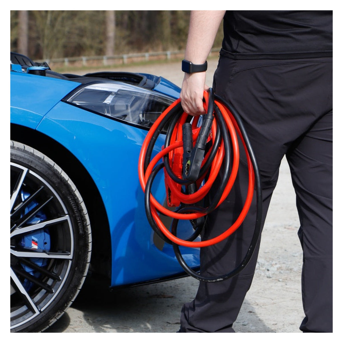 Streetwize 4.5m 800Amp heavy duty booster cables, view 3