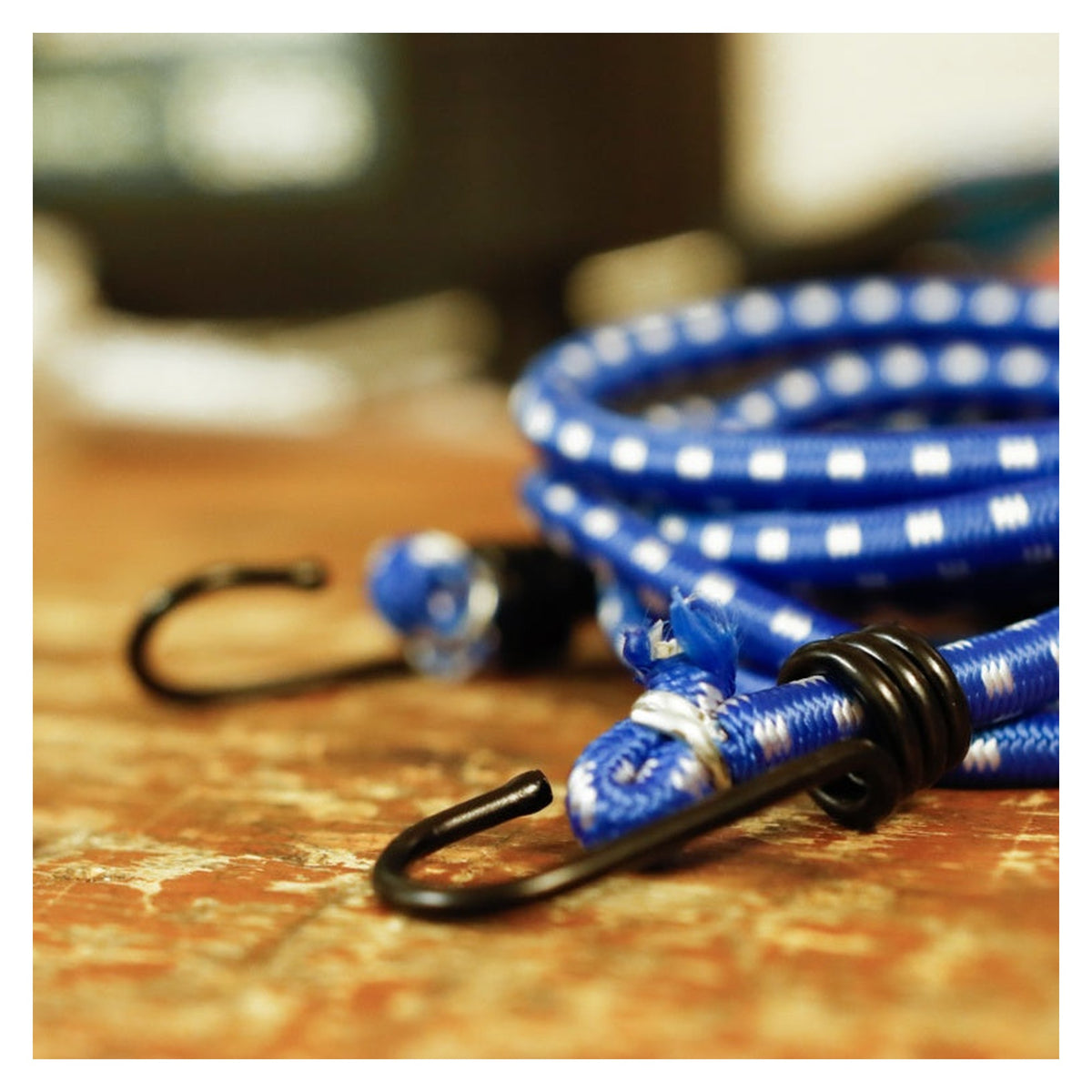 Pair of Streetwize blue 36 inch luggage elastics, view 2