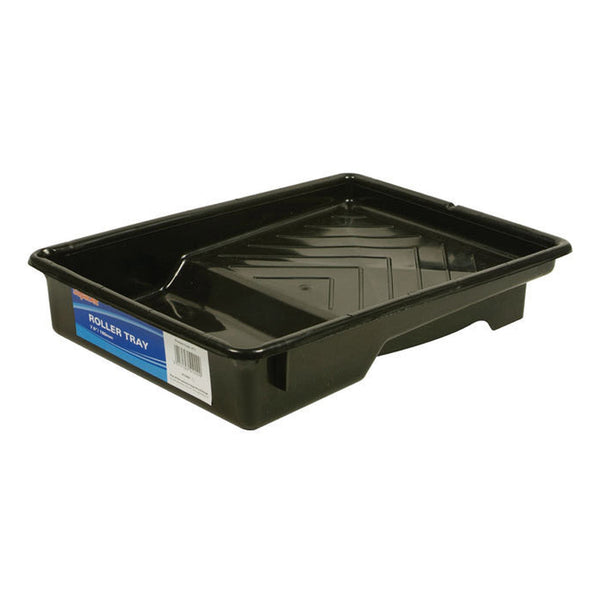 SupaDec 7 inch black plastic paint tray