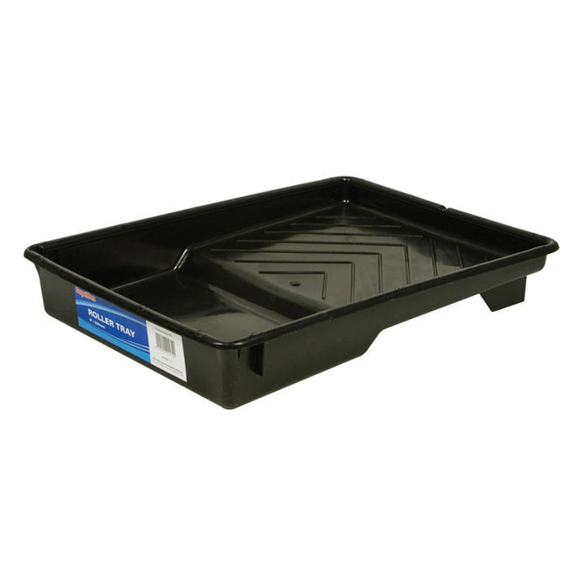 SupaDec 9 inch black plastic paint tray