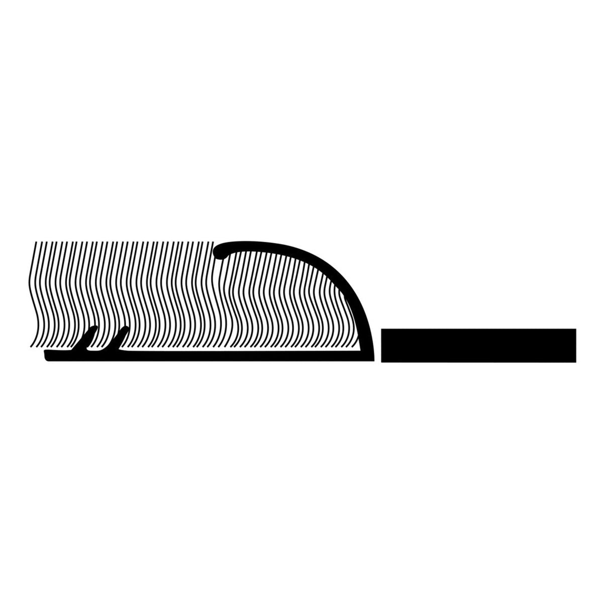 SupaDec 900mm aluminium floor carpet edge, view 2