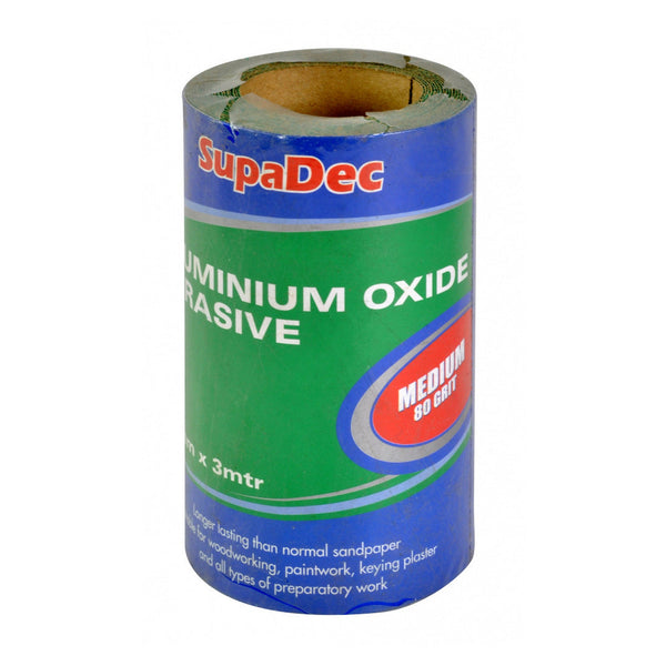 SupaDec aluminium oxide sanding roll 80 grit 3m