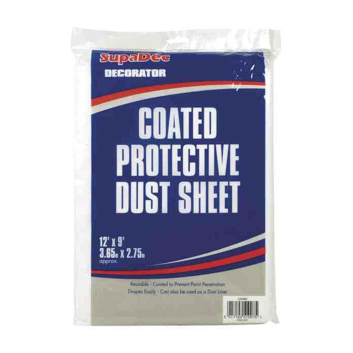 SupaDec coated protective dust sheet 12 x 9ft
