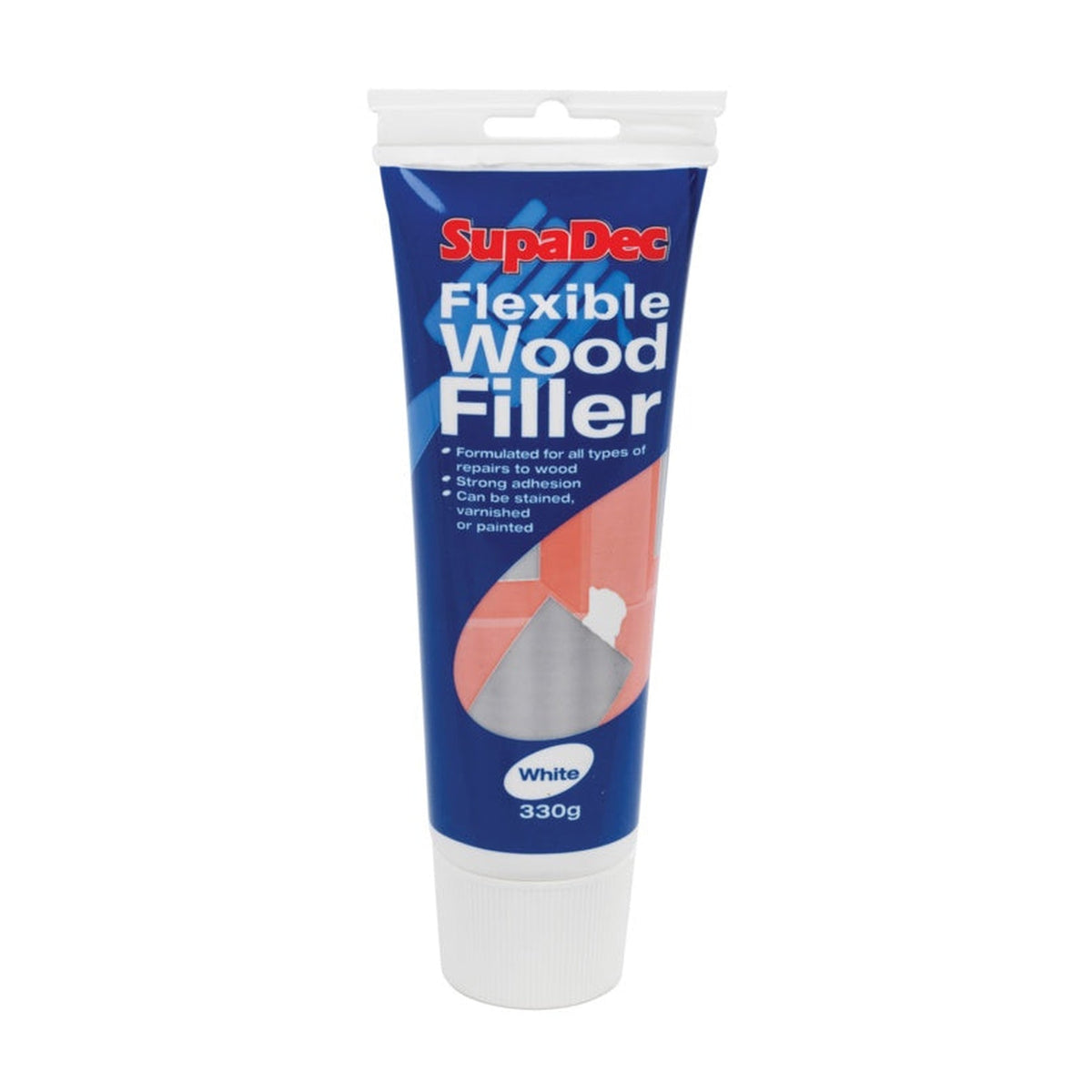 SupaDec Flexible Wood Filler tube 330g in brown
