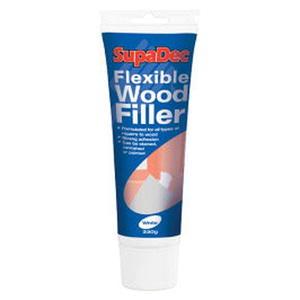 SupaDec Flexible Wood Filler tube 330g in white