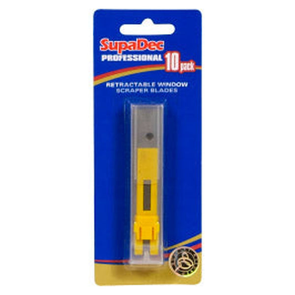 SupaDec heavy duty scraper blades pack of 10