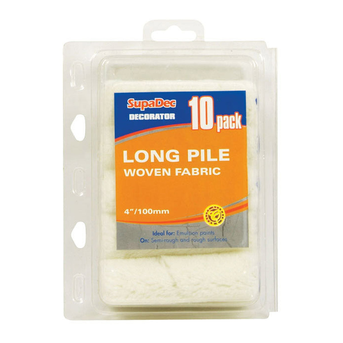 SupaDec long pile mini rollers pack of 10
