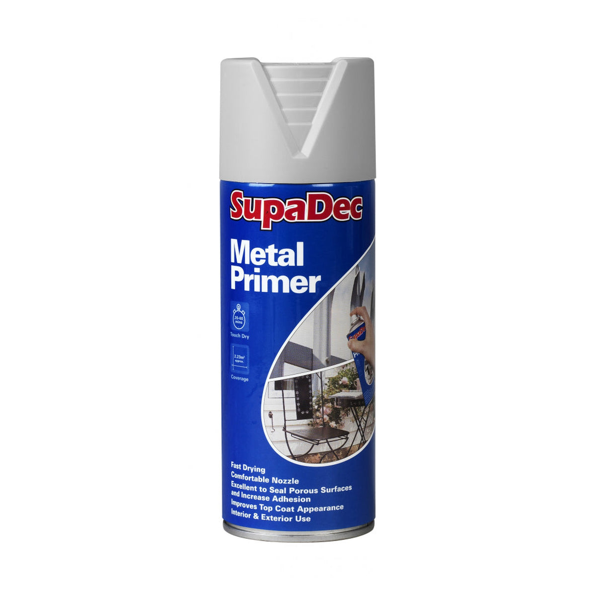 SupaDec grey metal primer spray 400ml