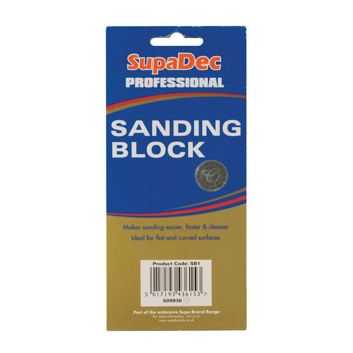 SupaDec Professional sanding block