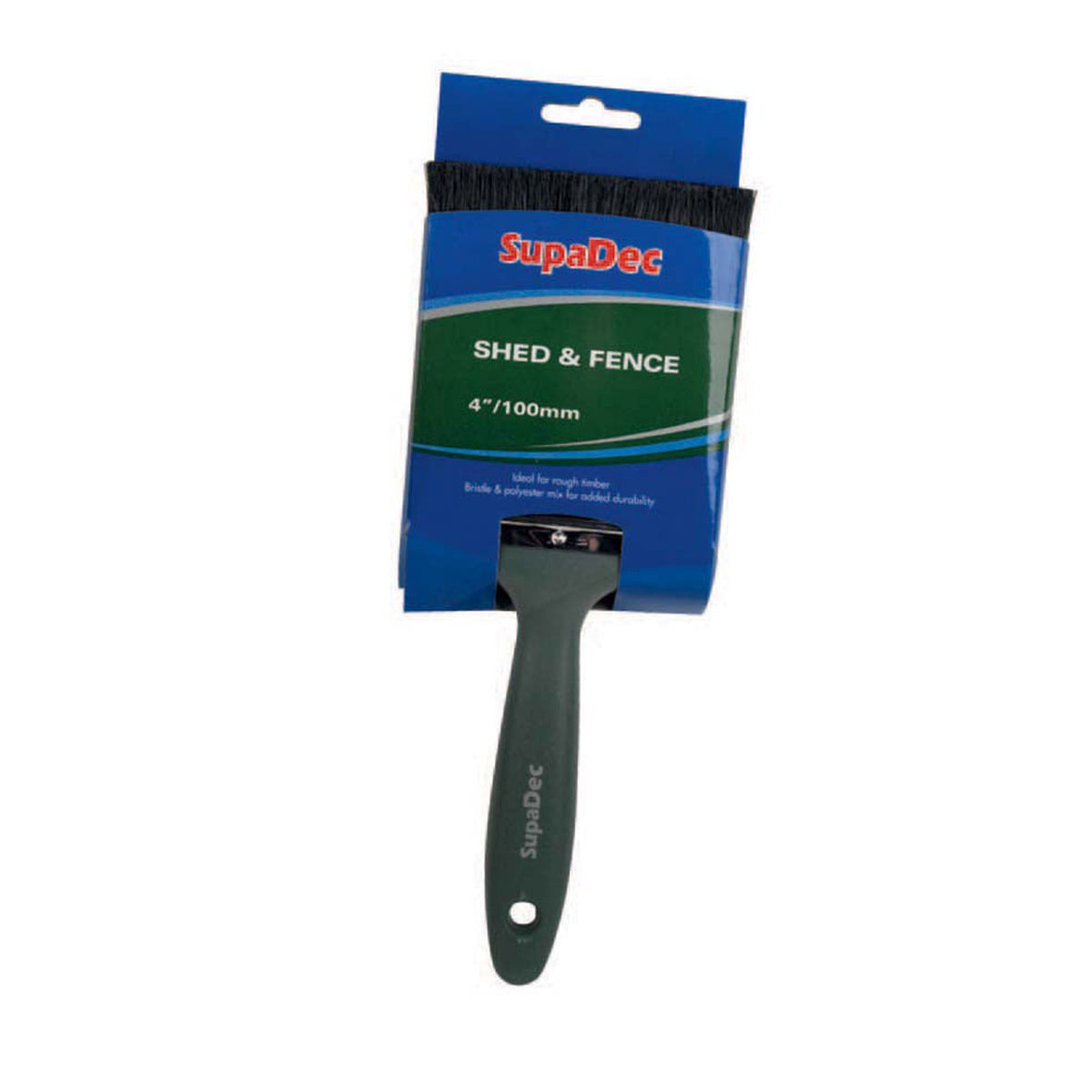 SupaDec 4 inch shed and fence brush