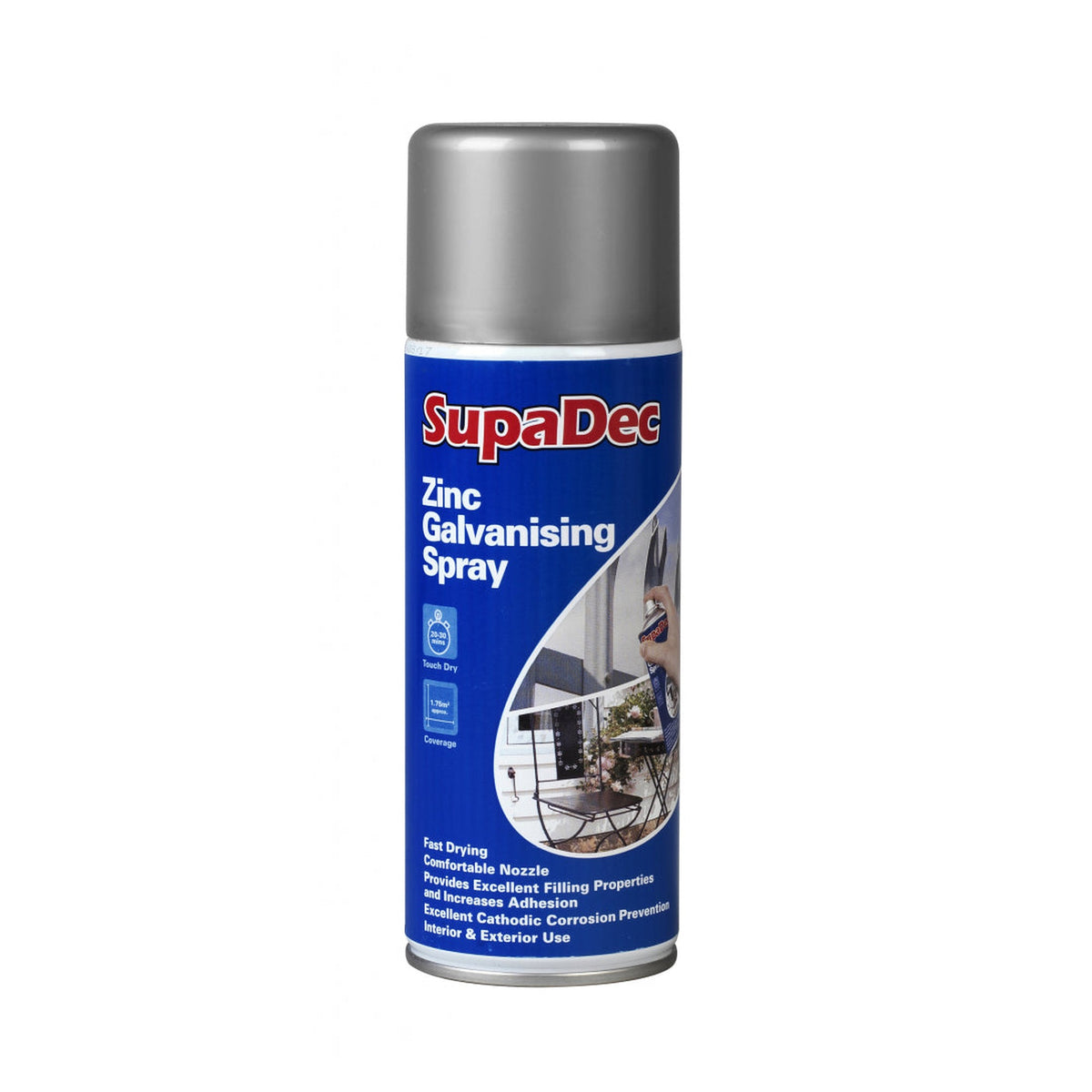 SupaDec Zinc Galvanising Spray can