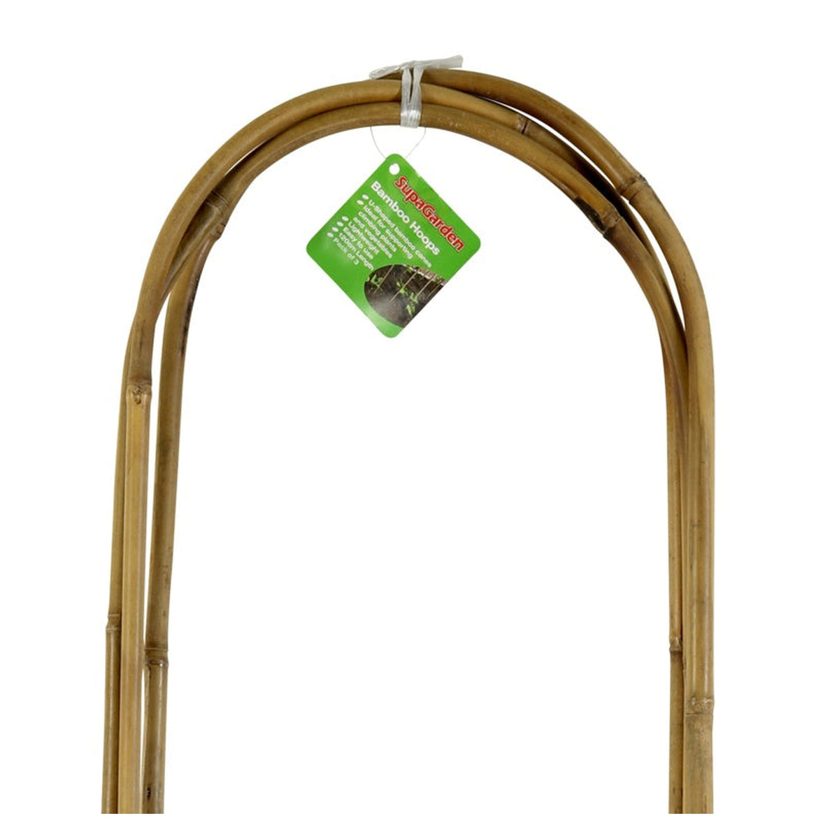 SupaGarden 3 piece 120cm bamboo hoops, view 2