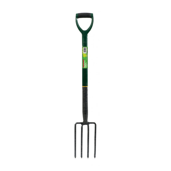 SupaGarden carbon steel digging fork with PVC shaft
