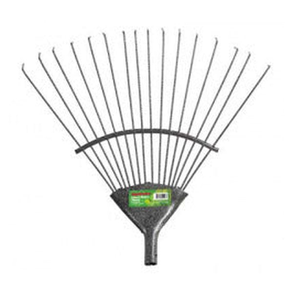 SupaGarden 16 tooth carbon steel lawn rake head