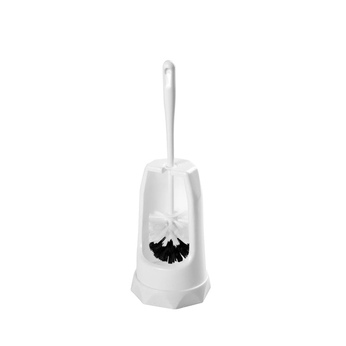 SupaHome white toilet brush and holder