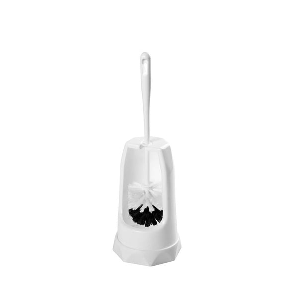 SupaHome white toilet brush and holder