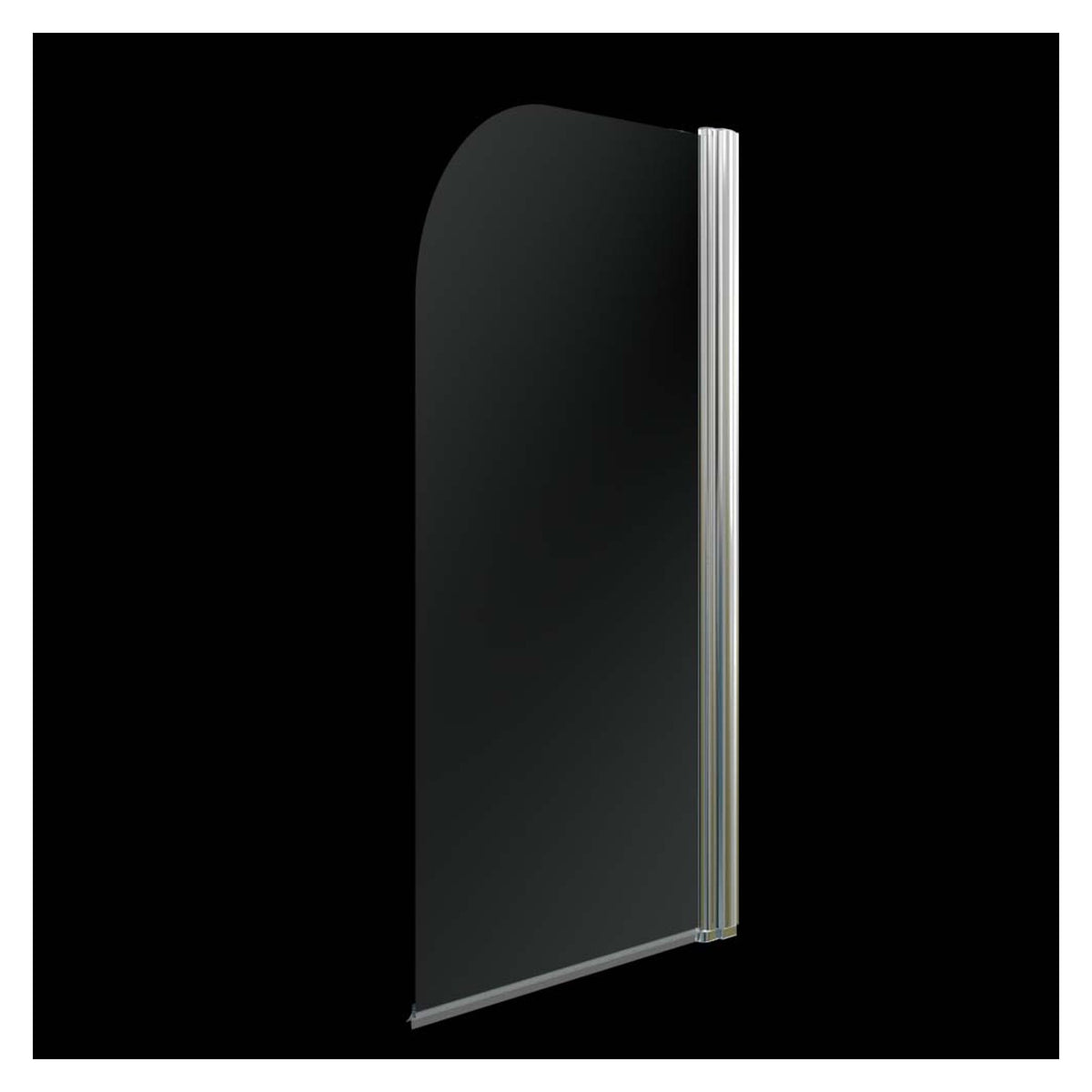 SupaPlumb 1400 x 800mm clear glass bath screen