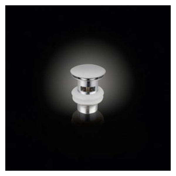 SupaPlumb click clack basin waste with round cover