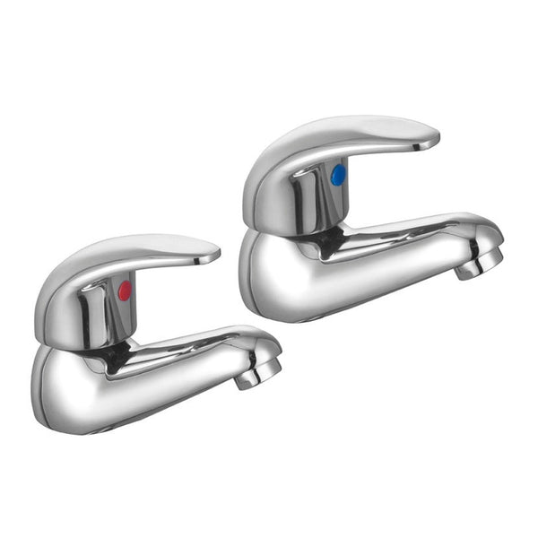SupaPlumb Eiger solid brass basin taps