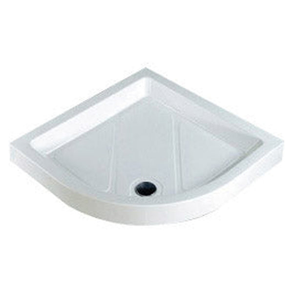 SupaPlumb 800 x 800mm quadrant stone resin shower tray