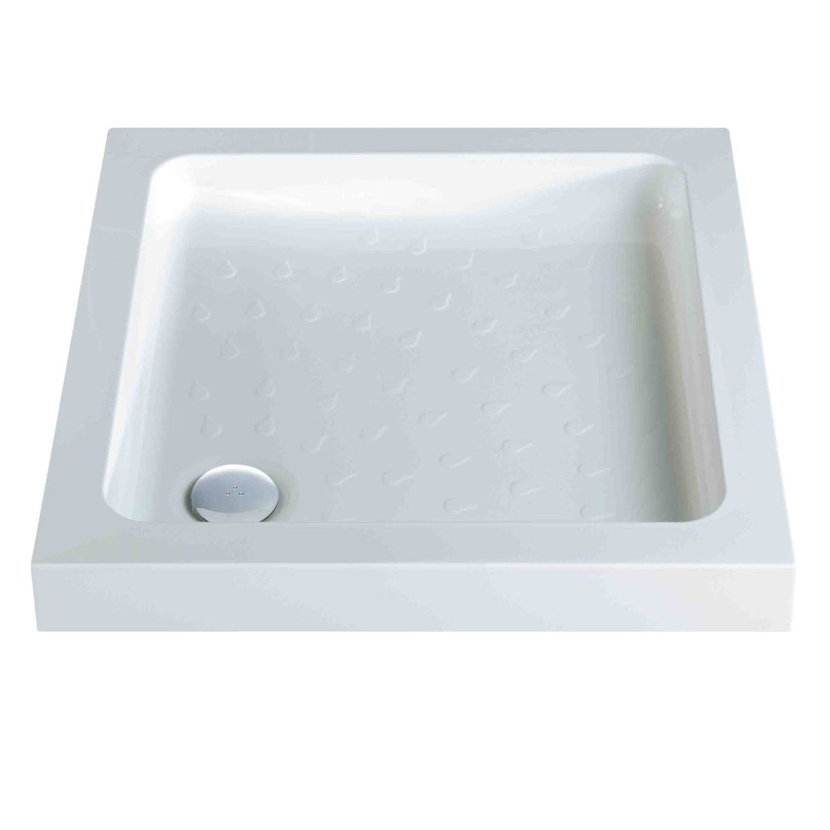 SupaPlumb stone resin shower tray 800 x 800 x 80mm