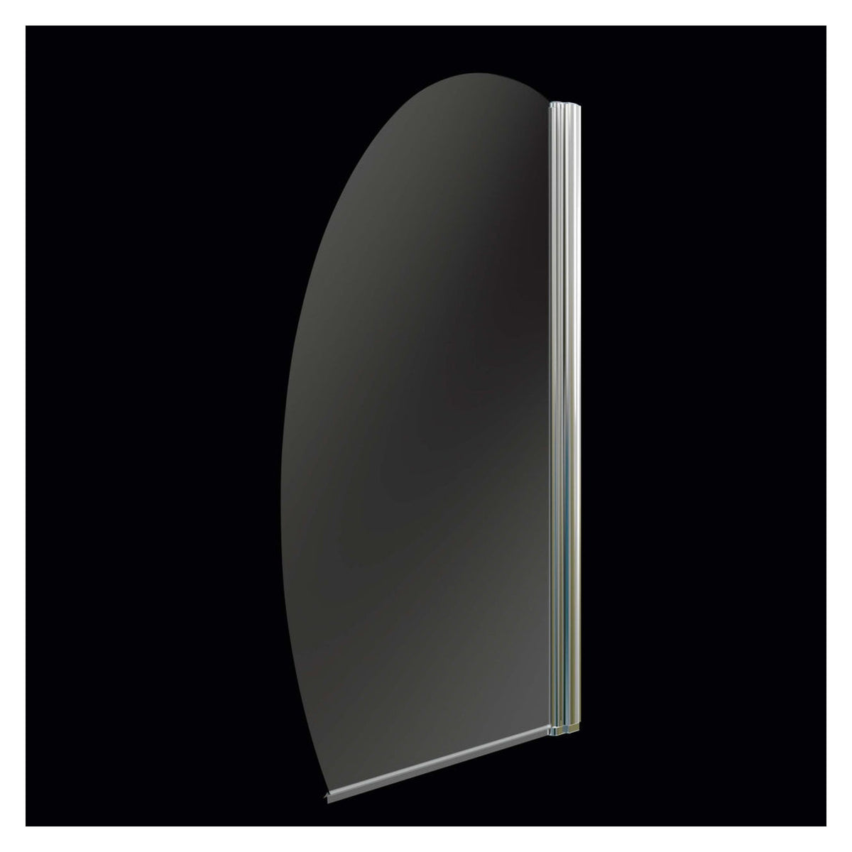 SupaPlumb oval bath screen 1400 x 800mm